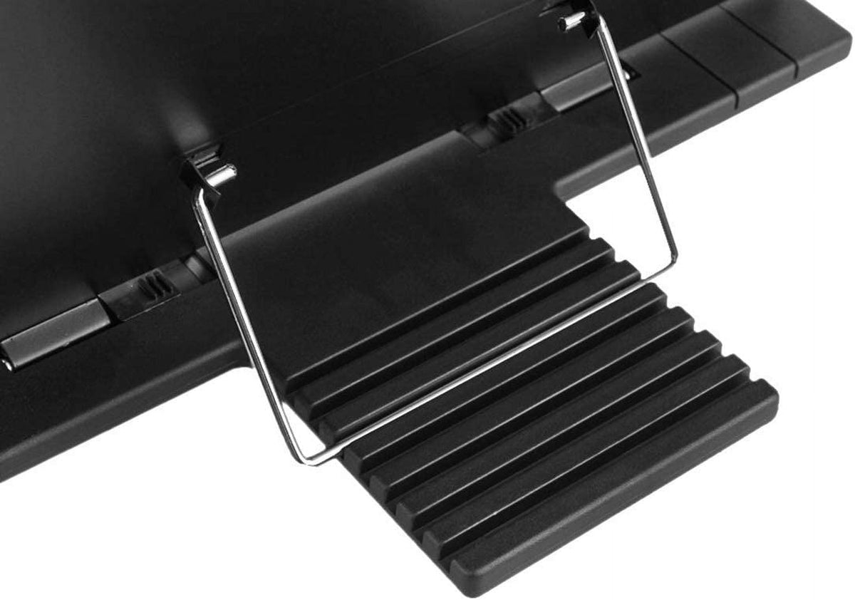 Folding Desktop Document Stand, 7 Adjustable Angles, Black - Image 6