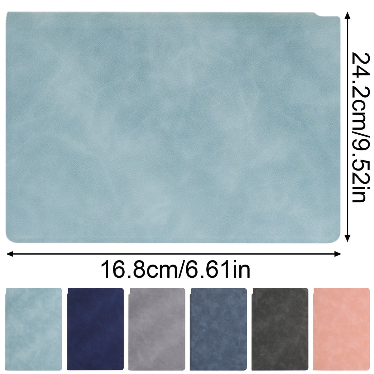 Folding Dry Erase Notebook, 12 by 9 Inches, Double-Sided with Dark Blue Cover - Image 3