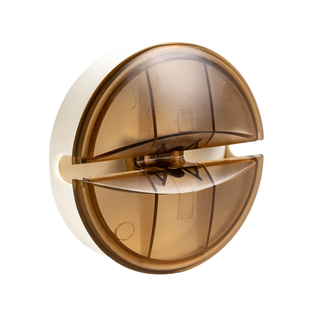 Retractable Cable Winder, Round Cord Case, 3.14 x 3.14 x 0.90 Inches
