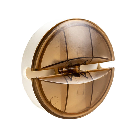 Retractable Cable Winder, Round Cord Case, 3.14 x 3.14 x 0.90 Inches