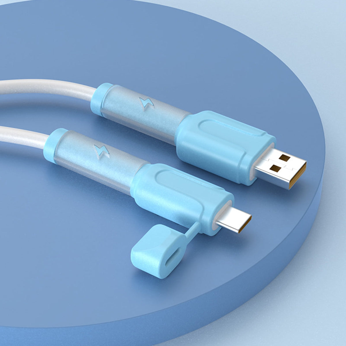 Silicone Cable Protectors, Two Pieces of 2.08 Inches for Charging Cords - Image 4