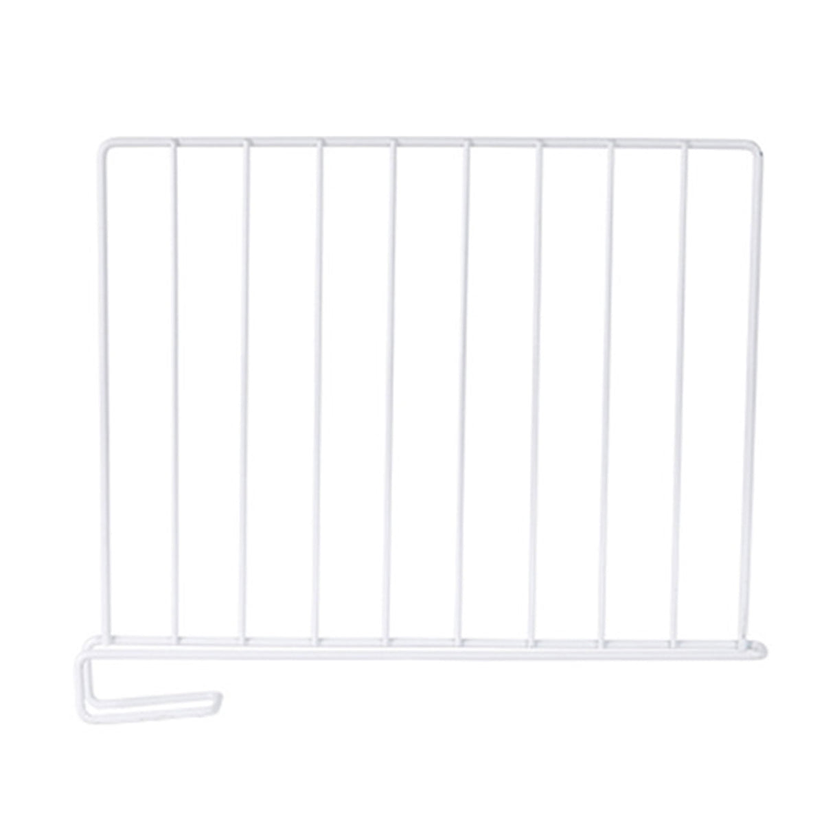 Clip-On Metal Shelf Dividers for Closets, Cupboards and Filing Shelves