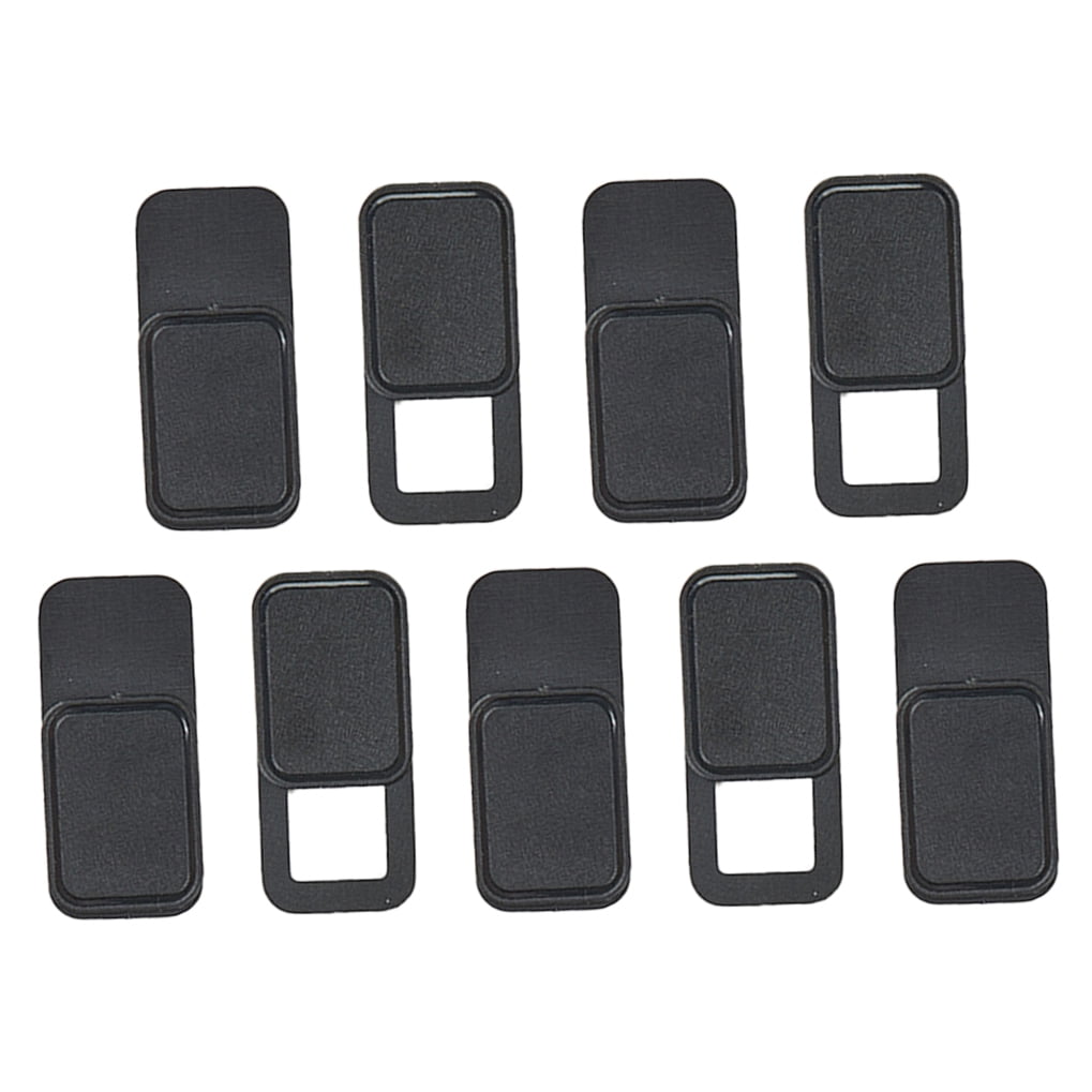Sliding Webcam Covers, Nine Pieces in Black Plastic for Laptops and Tablets - Image 4