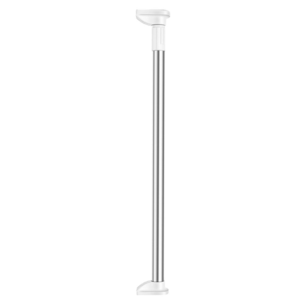 Telescoping Closet Rod in White Stainless Steel, 31.44 Inches Extended