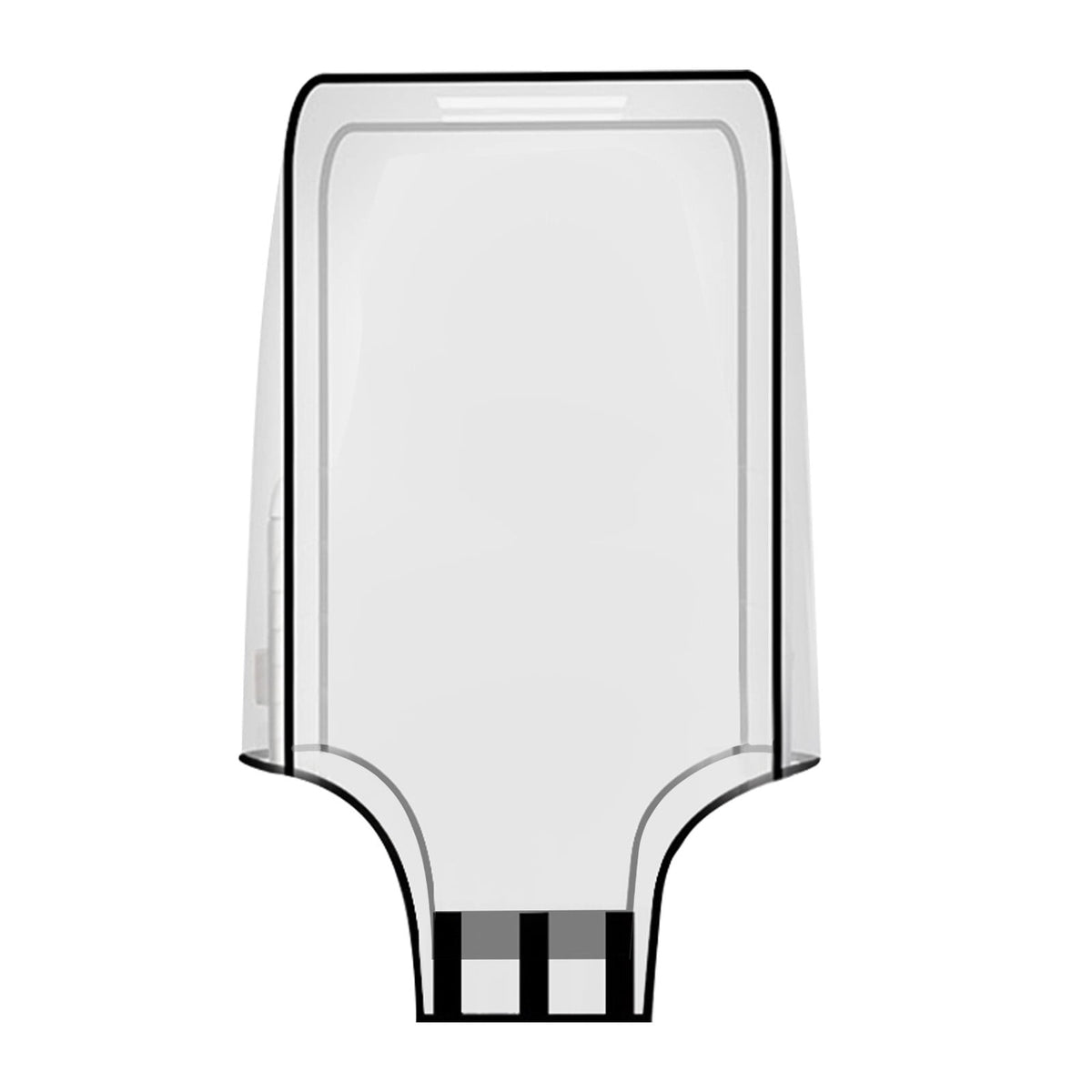 Clear Vinyl Suitcase Cover with Handle Opening for Wheeled Luggage