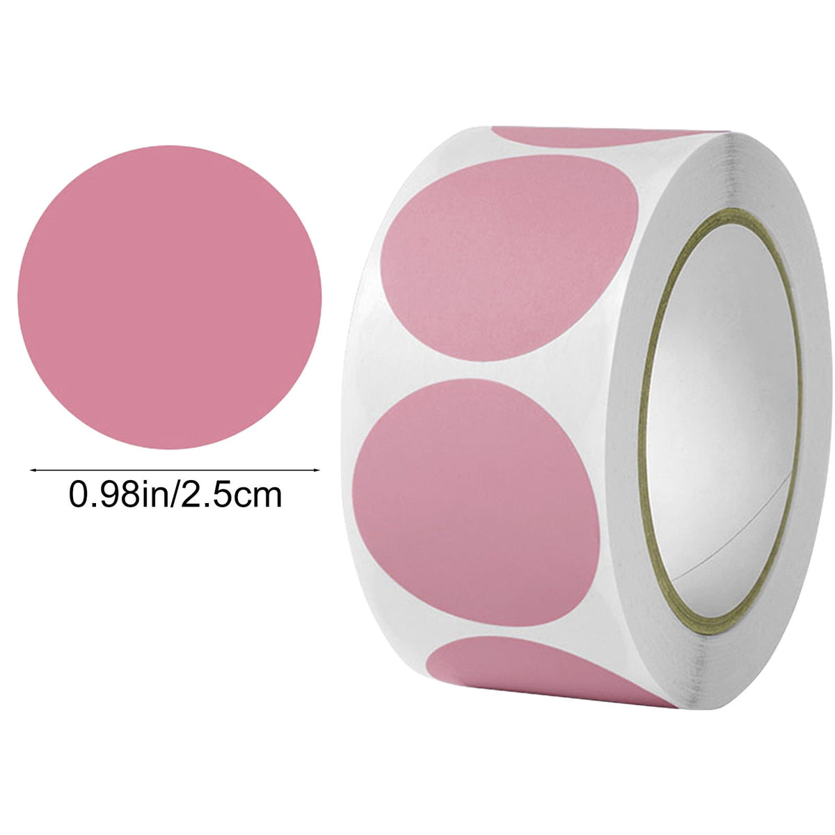Color-Coding Dot Labels, 500 Stickers of One Inch in Twelve Shades - Image 3
