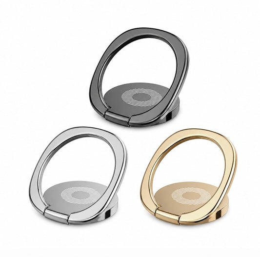 Finger Ring Phone Grips, Three Pieces with Swivel Base and Kickstand