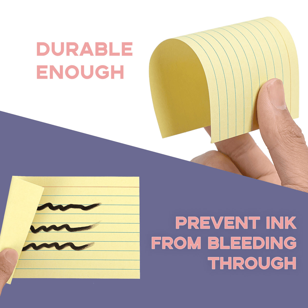 Ruled Index Cards, 300 Sheets in Four Colors, 3 by 5 Inches - Image 3