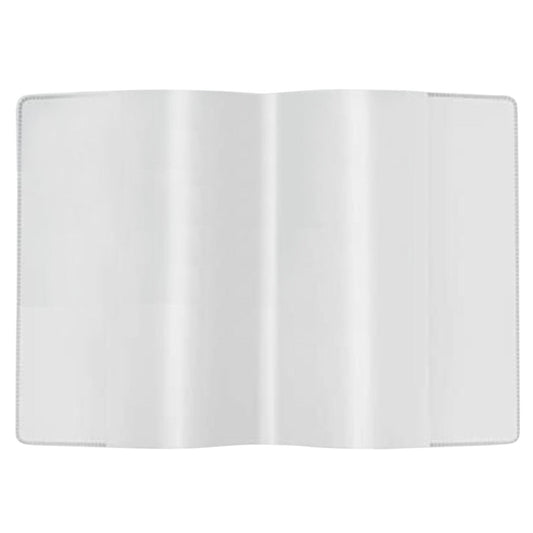 Clear Plastic Passport Cover, One Piece, 14 Centimetres Wide when Closed