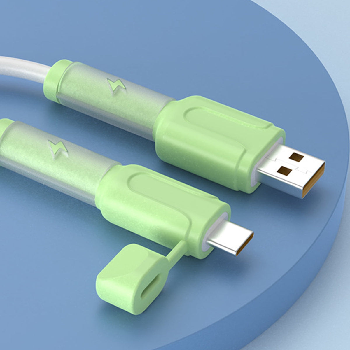 Silicone Cable Protectors, Two Pieces of 2.08 Inches for Charging Cords - Image 2