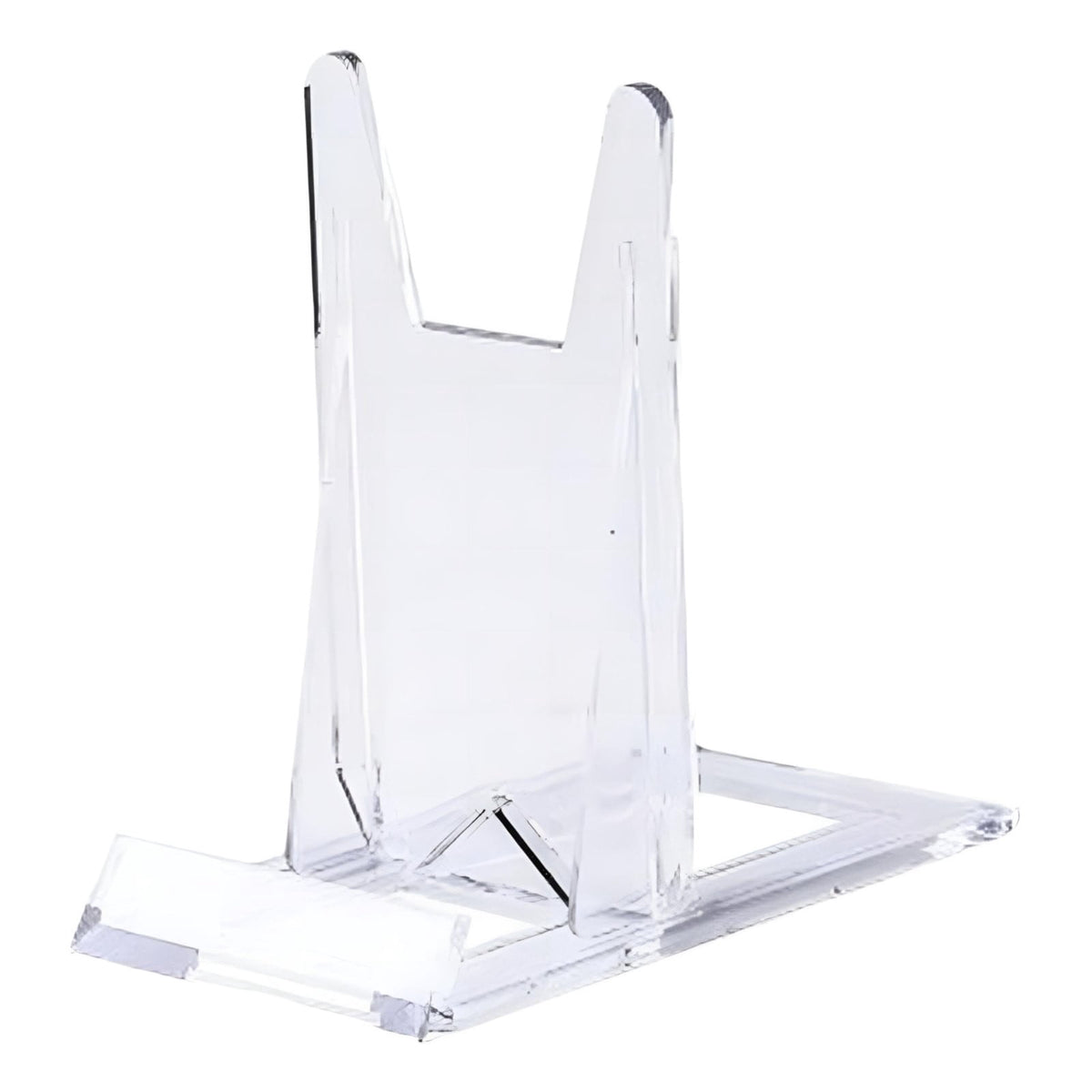 Clear Acrylic Easel Stand with Three Locking Angles for Books and Artwork