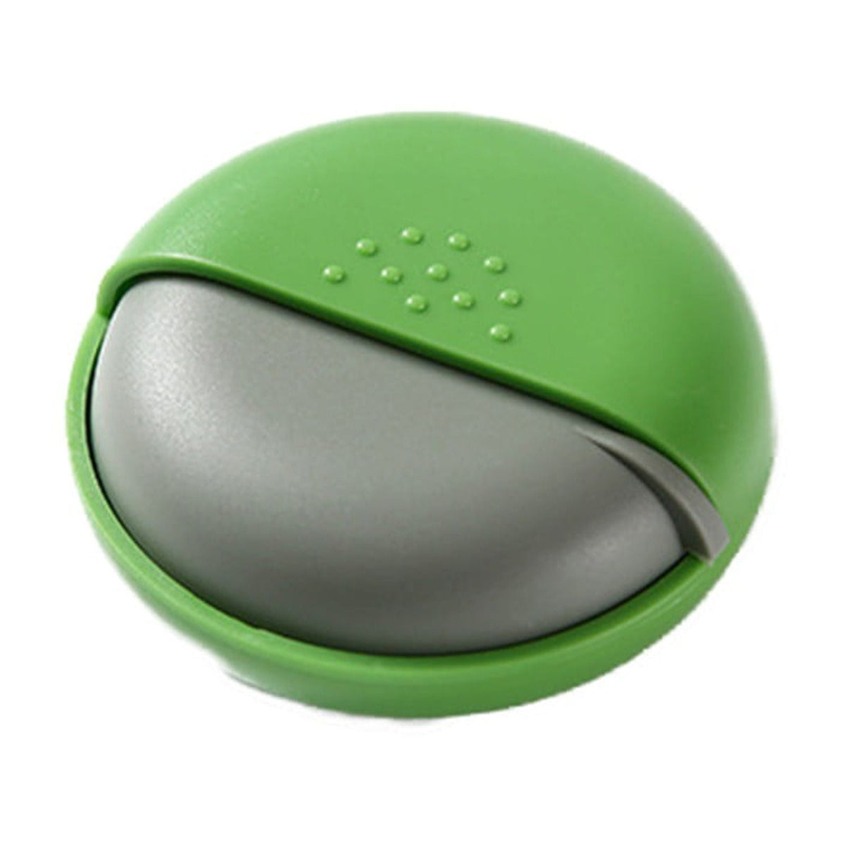 Round Push-Open Pill Case in Plastic for Pockets, Purses and Travel Bags - Image 3