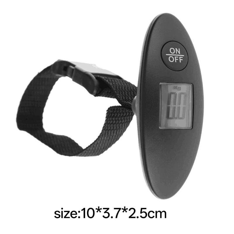 Digital Luggage Scale in Black, Weighs up to 90 Pounds with Tare Function - Image 2