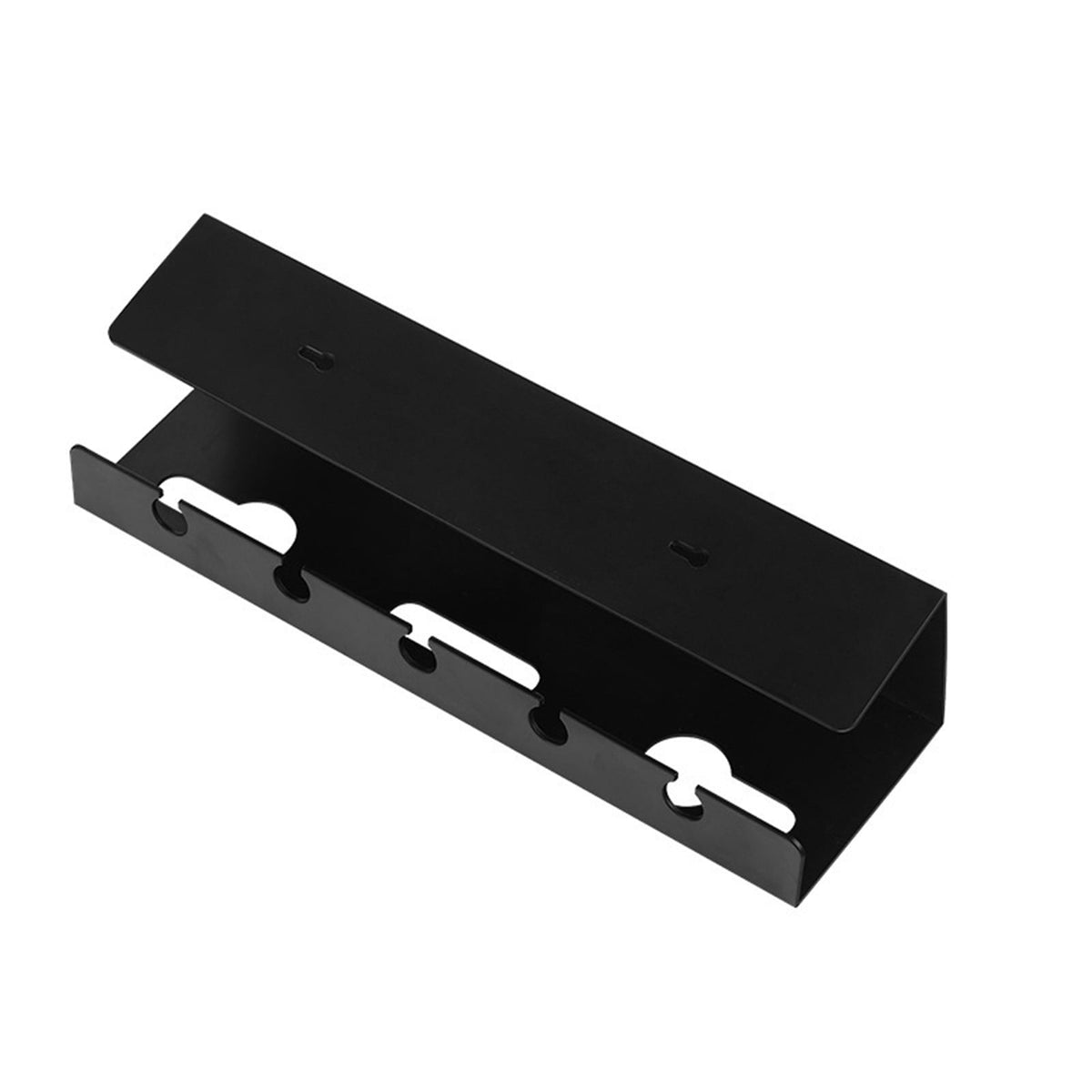 Under-Desk Cable Tray in Black, 15.74 by 4.72 by 3.93 Inches