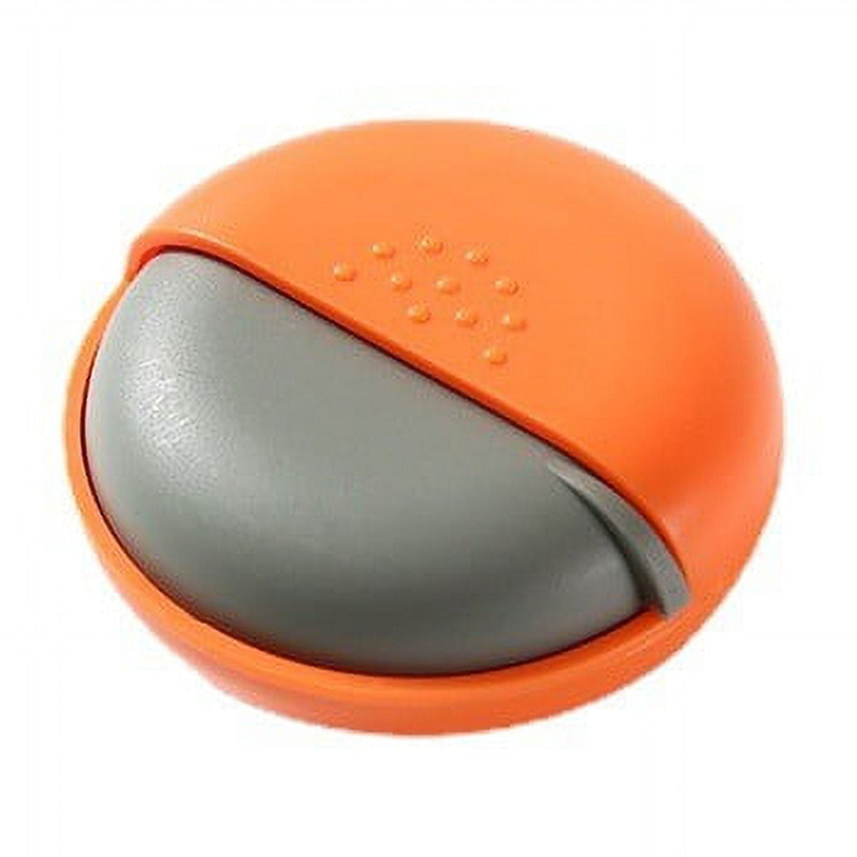 Round Push-Open Pill Case in Plastic for Pockets, Purses and Travel Bags - Image 2